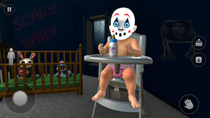 Scary Baby Haunted House Game android App screenshot 1