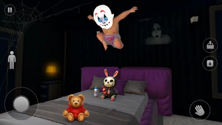 Scary Baby Haunted House Game android App screenshot 2